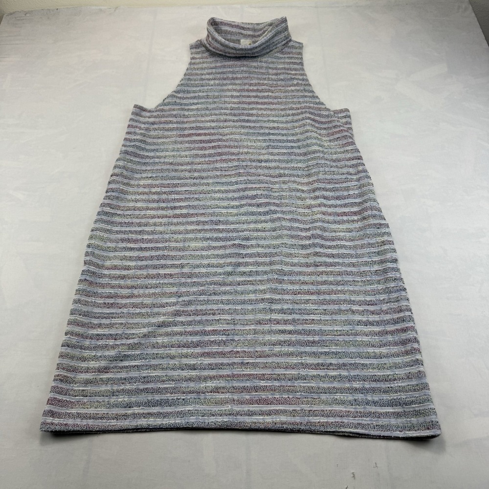 Akemi + Kin (Anthropologie) striped mock-neck dress — Size M